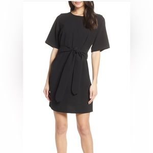 Front Tie Shift Dress